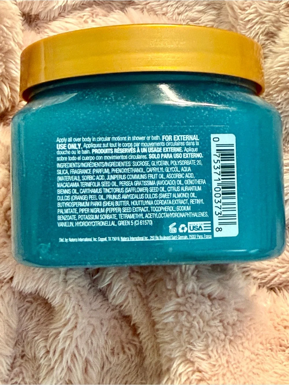 Tree Hut Blue Musk Shea Sugar Scrub - Hydrating Blue Exfoliant